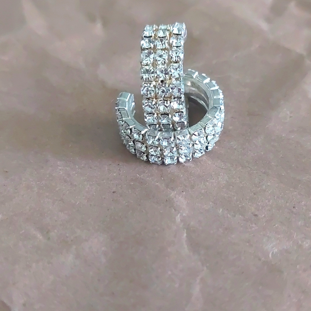 Diamond Earrings!  Faux!